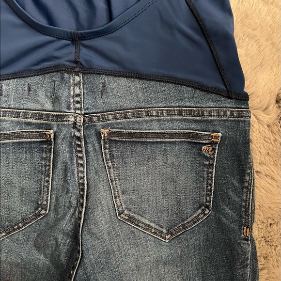 Madewell Maternity Over-The-Belly Skinny Jeans Danny Wash: TENCEL™ Denim Edition - Picture 4 of 4